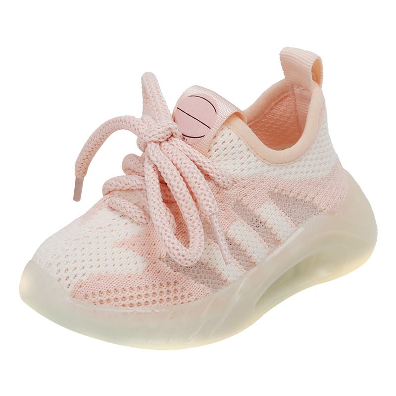 أحذية أطفال خاصة من بروكن كود للأولاد والبنات أحذية رياضية ربيعية ناعمة القاعدة غير قابلة للانزلاق بأسلوب نيش - Image 5